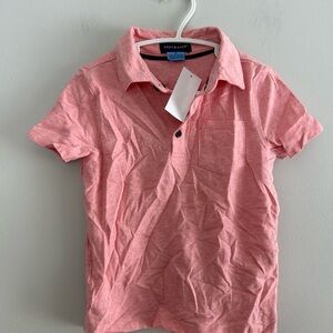 NEW Andy & Evan toddler 3 Pink short sleeve polo Shirt